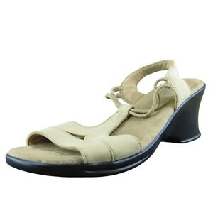 Dr. Scholl's Double Air-Pillo Women Gladiator Sandal Shoes Brown Leather Size 9